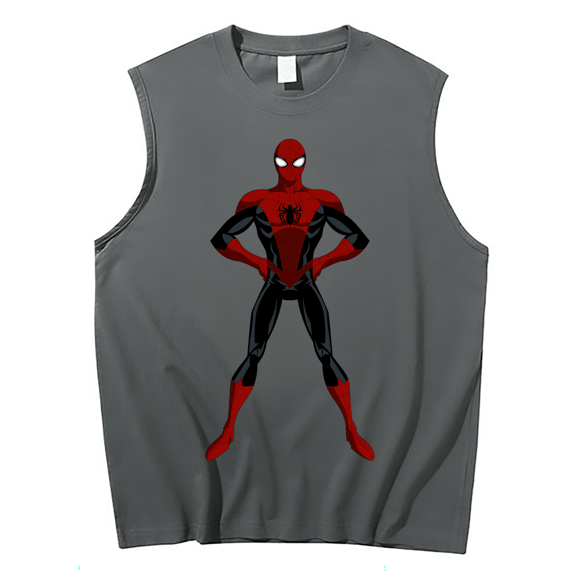 Spider Man スパイダーマン コットン100％タンクトップ（フロントプリント）